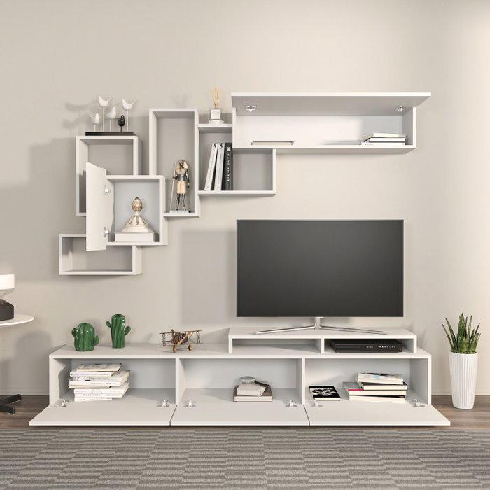 Hanah Home Mueble para TV Amor - Blanco